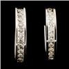Image 1 : 14K Gold 0.37ctw Diamond Earrings