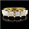 Image 1 : 18K Yellow Gold 0.62ctw Diamond Ring