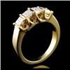 Image 2 : 18K Yellow Gold 0.62ctw Diamond Ring