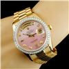 Image 3 : Rolex Day-Date 18K YG 1.35ct Diamond Wristwatch