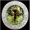 Image 2 : 18K Gold 18.03ct Tourmaline & 2.05ct Diamond Ring