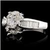 Image 2 : 18K White Gold 1.60ctw Diamond Ring