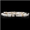 Image 2 : 18K Gold 8.82ctw Diamond Bracelet