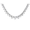 Image 4 : 18k White Gold 7.80ct Diamond Necklace