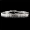 Image 1 : 14K White Gold 4.57ctw Diamond Bracelet