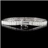 Image 2 : 14K White Gold 4.57ctw Diamond Bracelet