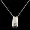 Image 1 : 14K Gold 0.73ctw Diamond Pendant