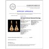 Image 3 : 14K Gold 0.61ctw Diamond Earrings