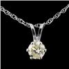 Image 1 : 14K Gold 0.25ctw Diamond Pendant