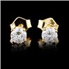 Image 1 : 14K Gold 0.44ctw Diamond Earrings