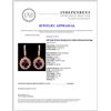 Image 3 : 14K Gold 10.27ct Amethyst & 1.83ctw Diamond Earrin