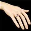 Image 3 : 18K Gold 1.94ct Spinel & 0.56ctw Diamond Ring