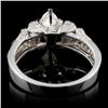 Image 3 : 18K White Gold 1.74ctw Diamond Ring