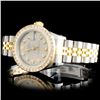 Image 2 : Rolex YG/SS DateJust Ladies Diamond Wristwatch