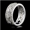 Image 1 : 18K White Gold 1.03ct Diamond Ring