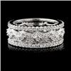 Image 2 : 18K White Gold 1.03ct Diamond Ring