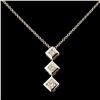 Image 2 : 14K Gold 0.25ctw Diamond Pendant