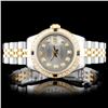 Image 1 : Rolex YG/SS DateJust Ladies Diamond Watch