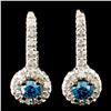 Image 1 : 14K Gold 0.41ctw Diamond Earrings