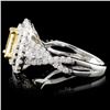 Image 3 : 18K White Gold 2.20ctw Fancy Color Diamond Ring