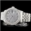 Image 2 : Rolex SS DateJust Diamond 36mm Wristwatch