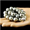 Image 2 : 14K Gold 13-16MM Tahitian South Sea Pearl Necklace