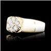 Image 2 : 14K Gold 0.28ctw Diamond Ring