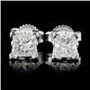 Image 1 : 14K Gold 0.64ctw Diamond Earrings