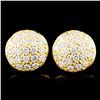 Image 1 : 14K Gold 0.76ctw Diamond Earrings