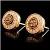 Image 2 : 14K Gold 0.40ctw Fancy Diamond Earrings