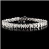 Image 1 : 14K White Gold 5.00ctw Diamond Bracelet