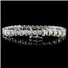 Image 2 : 14K White Gold 5.00ctw Diamond Bracelet