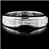 Image 1 : 18K White Gold 0.71ctw Diamond Ring