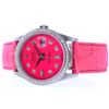 Image 3 : Rolex DateJust Diamond Hot Pink 36MM Wristwatch