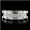 Image 1 : 18K White Gold 1.20ctw Diamond Ring