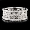 Image 1 : 18K White Gold 0.95ct Diamond Ring