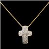 Image 1 : 14K Gold 0.39ctw Diamond Pendant