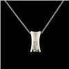 Image 1 : 14K Gold 0.43ctw Diamond Pendant