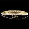 Image 2 : 14K Yellow Gold 4.00ctw Diamond Bracelet