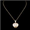 Image 2 : 14K Gold 0.58ctw Diamond Pendant