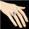 Image 3 : 18K Gold 2.81ct Tanzanite & 1.65ctw Diamond Ring