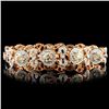 Image 2 : 18K Gold 8.55ctw Diamond Bracelet