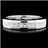 Image 1 : 14K Gold 0.50ctw Diamond Band