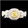 Image 1 : 18K Gold 1.31ctw Diamond Ring