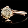 Image 2 : 14K Rose Gold 1.70ct Solitaire Diamond Ring