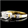 Image 2 : 18K Gold 0.50ctw Diamond Ring