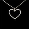 Image 1 : 14K Gold 0.68ctw Diamond Necklace