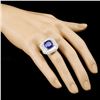 Image 3 : 18K Gold 7.60ct Tanzanite & 3.33ctw Diamond Ring