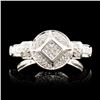 Image 1 : 18K Gold 0.75ctw Diamond Ring