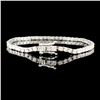 Image 2 : 14K Gold 3.73ctw Diamond Bracelet